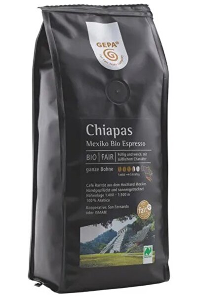 Gepa Βιολογικοί και δίκαια εμπορευματολογημένοι κόκκοι καφέ Τσιάπας Μεξικό Εσ...