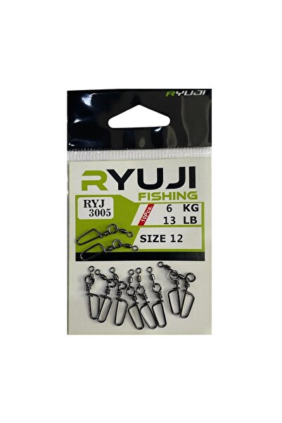 RYUJI RYJ 3005 No:12 Klipsli Fırdöndü (10 Adet)