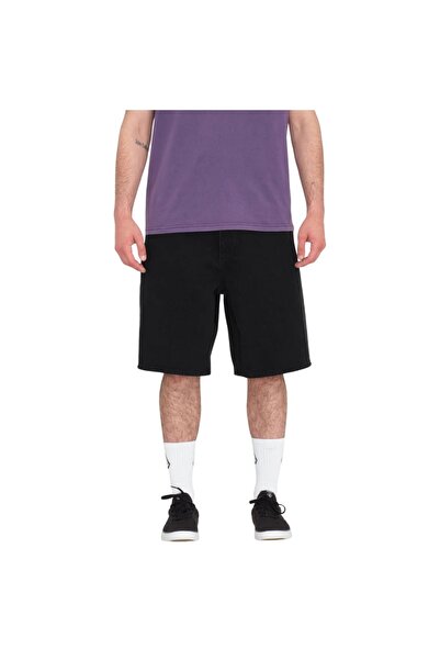 Volcom BILLOW Τζιν Σορτς 22 Μαύρο 36
