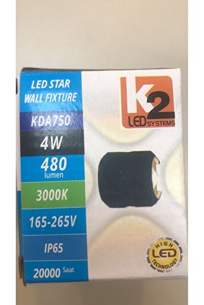 4W LED STAR APLİK 3000K 165-265V 480 LUMEN
