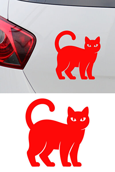 MIGNATIS Cat Figured Car Sticker – Car Decoration Sticker - Cute Cat Sticker ...