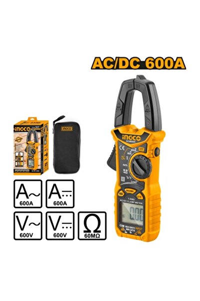 Ingco Πολύμετρο / Αμπεροτσιμπίδα 600 DCM 6005