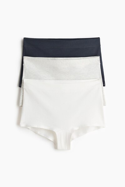 H&M 3’lü Pamuklu Shortie Külot