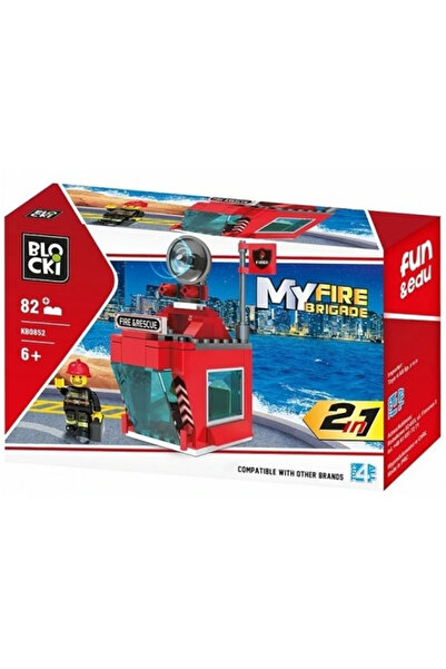 Blocki Παιχνίδι Κατασκευών Πυροσβεστικός Πύργος Ελέγχου, 82 Κομμάτια