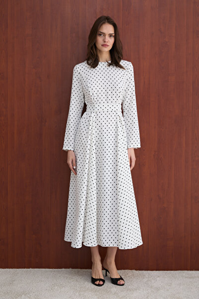 Melike Tatar Πουά Φόρεμα 32-2764