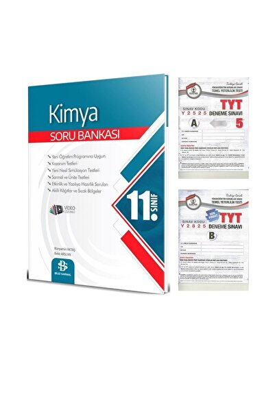 Bilgi Sarmal Yayınları BİLGİSARMAL 11.SINIF KİMYA SORU BANKASI+HEDİYE DENEME-19