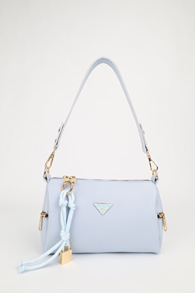 NOTHING Γυναικεία τσάντα ώμου και χιαστί με λεπτομέρεια από δέρμα σε χρώμα Ic...