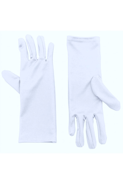 AXE SPORTSWEAR Λευκά Μακριά Γάντια Τελετουργικής Χρήσης για Τεσσεττίρ, Επίδει...