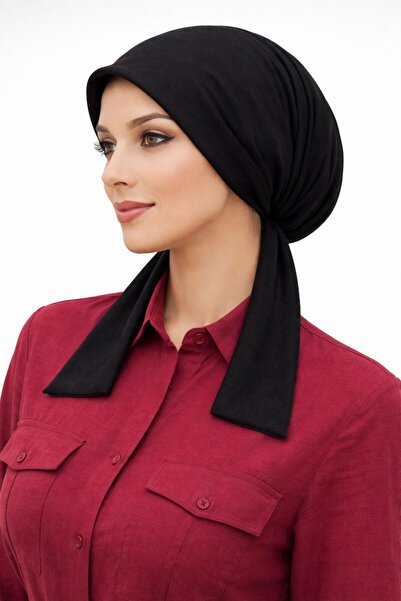 R&S modibone μαντήλι, καπέλο, βαμβακερό ύφασμα, αντιολισθητικό, μαύρο χρώμα