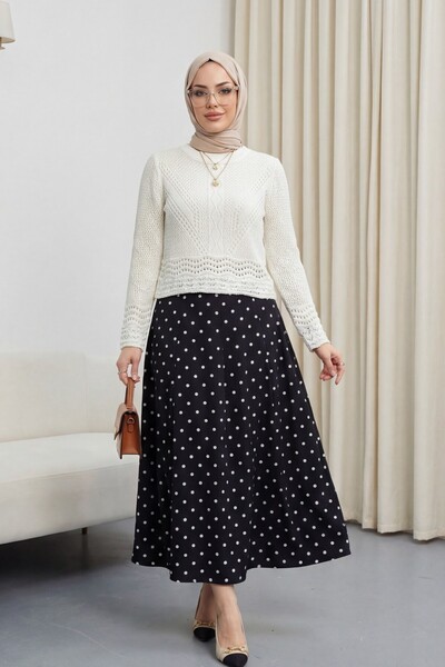 HİJABAYA Διάτρητα διχτυωτά πλεκτά με λεπτή πλέξη και σχέδια