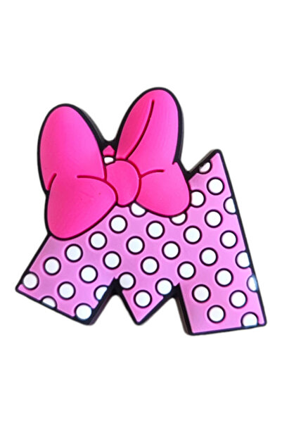 OEM Αξεσουάρ Διακόσμησης Παπουτσιών Μίνι Μ Ροζ - Jibbitz