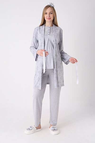 ERDENİZ TEKSTİL Μινιμαλιστικό φλοράλ ντυντάκι με σχέδια και κεντημένη δαντέλα...