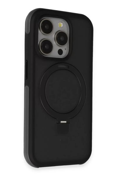Generic Brand Joko apple iphone 15 pro zorda airbag magsafe stand cover - black