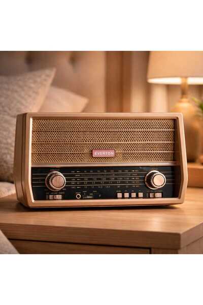 Rt-6006 Dev Büyük Boy Özel Tasarım Retro Nostaljik Bluetooth/USB/Sd/ Radyo Mp3 Player Müzik Kutusu