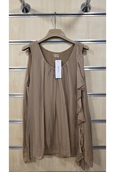 Park Moda Ιταλική μεταξωτή μπλούζα αμάνικη