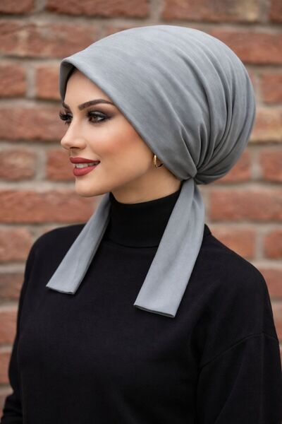 R&S modibone μαντήλι, καπέλο, βαμβακερό ύφασμα, αντιολισθητικό, γκρι χρώμα