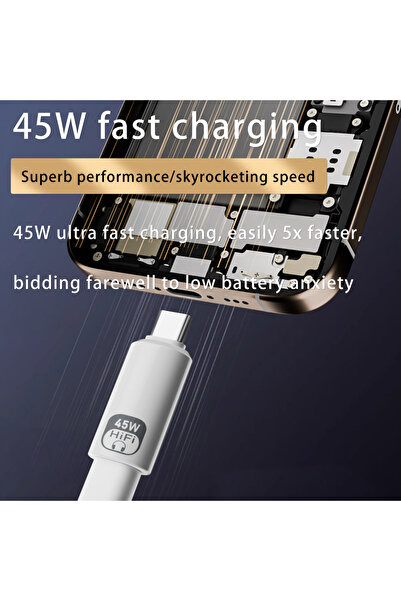 LivX USB-C to Lightning 8Pin Adaptör, Kulaklık uyumlu 45W Hızlı Şarj USB 2.0 Veri Transferi OTGTO