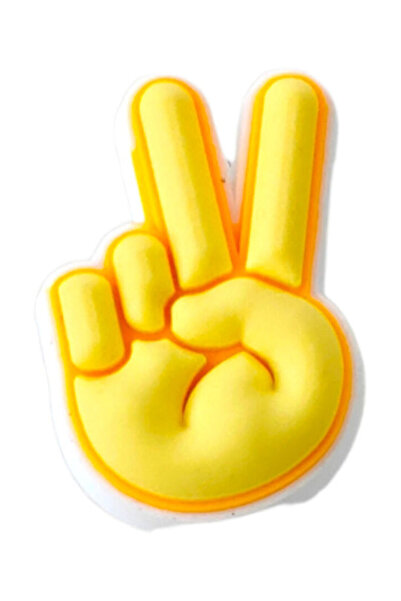 OEM Αξεσουάρ διακόσμησης παπουτσιών - Κλειδί με σχέδιο χεριού ειρήνης - Jibbitz