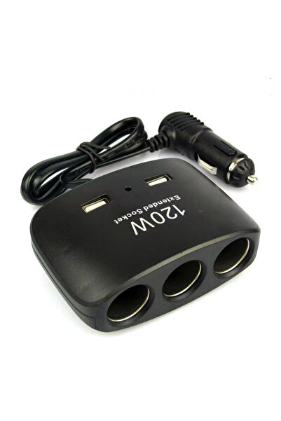 Zenorius Φορτιστής Αυτοκινήτου 3 Θύρες USB 3.1A – 120W, LED, Συμβατός με 12V-24V