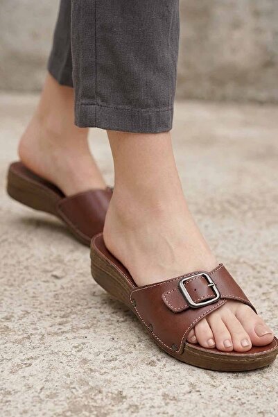 Polaris Γυναικείες κόκκινες άνετες παντόφλες για το σπίτι