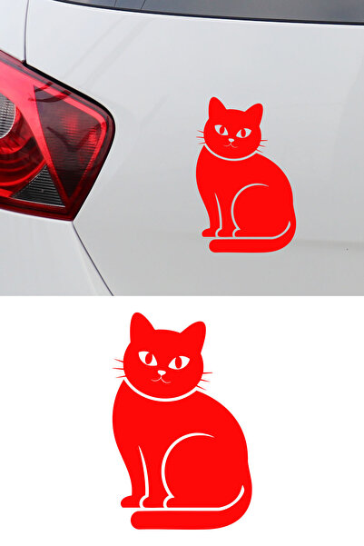MIGNATIS Cute Cat Car Sticker - Cat Car Sticker - Adorable Vehicle Decoration...