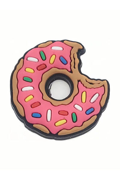 OEM Αξεσουάρ Διακόσμησης Παπουτσιών Σχέδιο Ντόνατς Ροζ 2 - Jibbitz