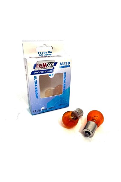 FEMEX Naturel Turuncu P21W BAU15S Sinyal Aydınlatma