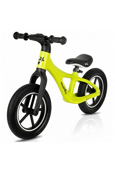 MalPlay Bicicleta fara pedale pentru copii Lemon, cu saua reglabila, roti 12 ...