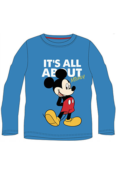 Disney Mickey Mouse Βαμβακερό Μακρυμάνικο Πουκάμισο, Μίκυ Μάους Disney