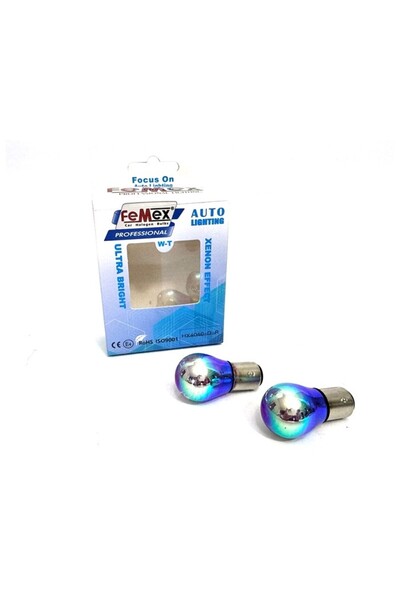 FEMEX Diadem Kırmızı Çift Duy P21W BAY15D Stop Aydınlatma