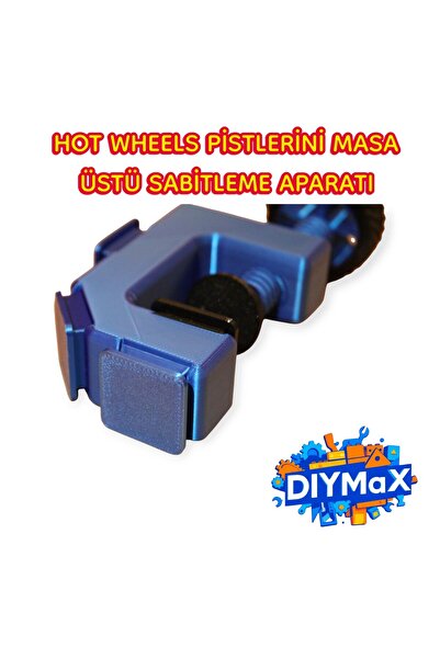 DIYMaX مشبك مسار السباق |   جهاز تثبيت على الطاولة بثلاث زوايا لمسارات السيار...