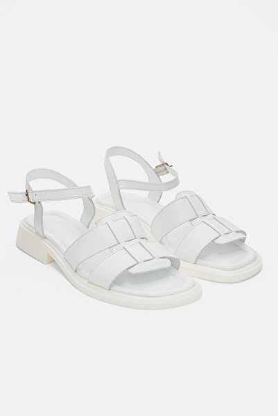 selin shoes Γυναικεία σανδάλια Willow από γνήσιο δέρμα με αγκράφα στον αστράγ...