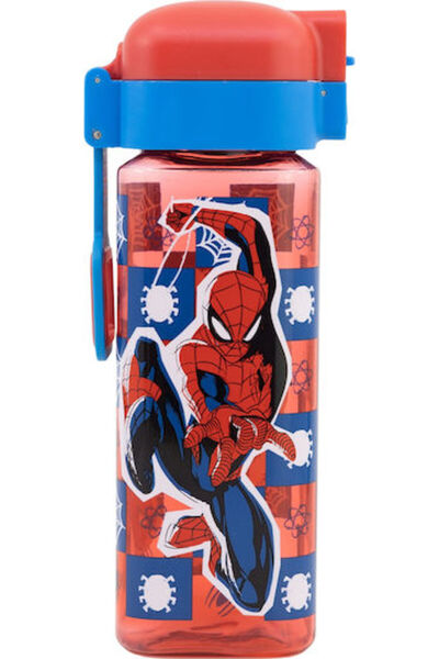 Stor Πλαστικό Παγούρι Spiderman Arachnid σε Κόκκινο χρώμα 550ml