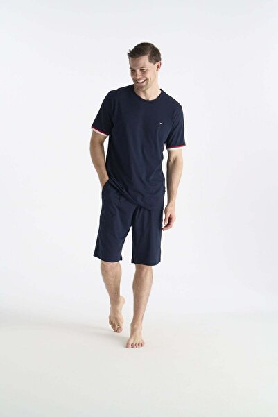 U.S. Polo Assn. 19035 Ανδρικό σετ σορτς με κοντό μανίκι και στρογγυλή λαιμόκο...