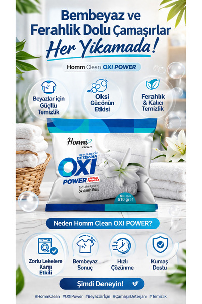 Homm Bitkisel Türkiye Homm bitkisel oxi deterjan