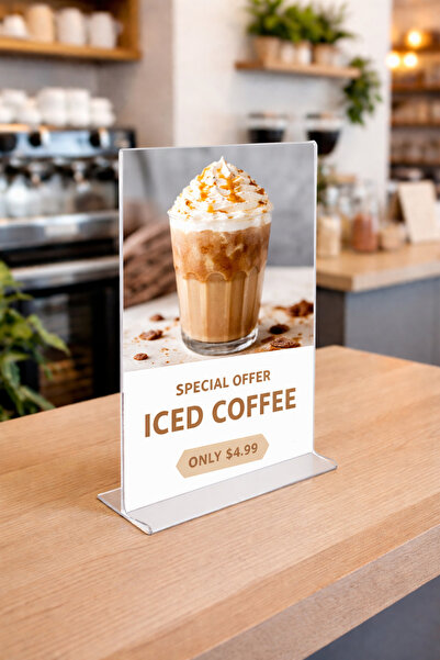 PLEXIROM Διαφανής βάση για φωτογραφίες / εικονογραφήσεις, A4 Κατακόρυφο, 21 x...