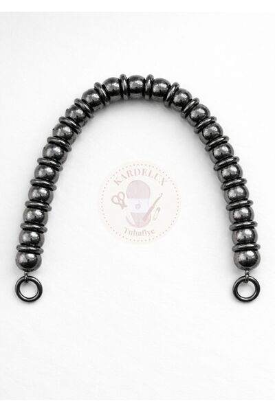 Kardelux Acrylic Metalized Beaded Stylish Bag Strap-Handle-41Cm Length