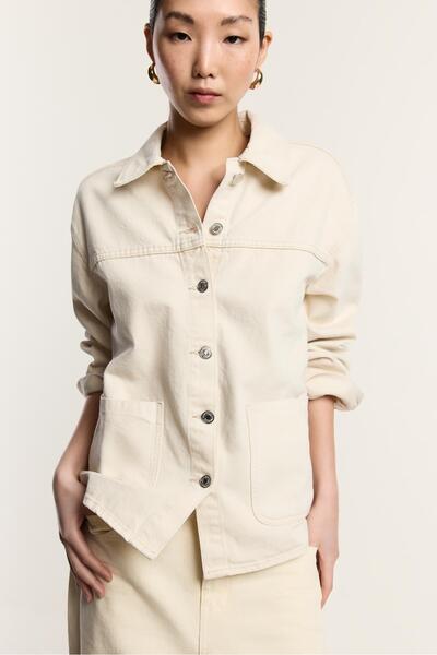 LEFTIES Oversize denim ceket