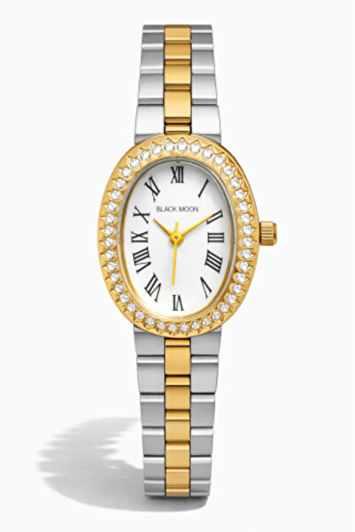 Black Moon Women's Watch in Gold and Silver