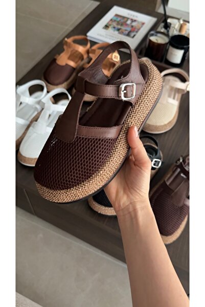 selin shoes Γυναικεία σανδάλια Elira από γνήσιο δέρμα με χοντρή σόλα και λεπτ...