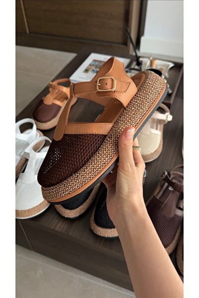 selin shoes Elira Γυναικεία Σανδάλια από Γνήσιο Δέρμα με Χοντρή Σόλα και Ρυθμ...