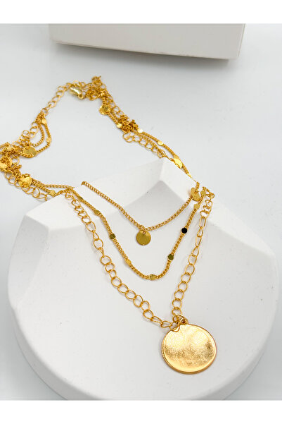 Be shine accessories Çoklu Görünümlü Çelik Kolye