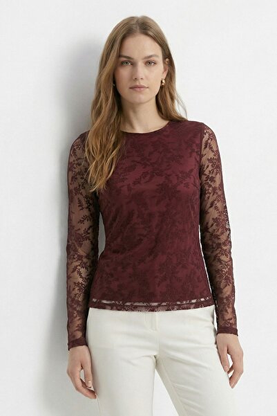 Rays Μπλούζα με μοτίβο και σούρες στο πλάι 8476A