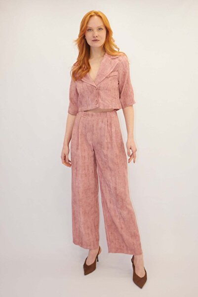 ONNO PRIVE Button Detailed Suit Pink