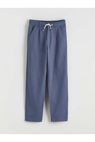 LC Waikiki Linen Blend Boys' Pleated Trousers