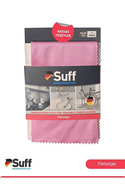 Suff FLEİSSİGE Mikrofiber Bez – Hassas Yüzeyler İçin Lüks Temizlik 50x40 cm