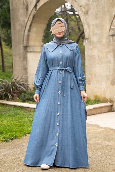 Nissra Ankanoor Embroidered Baby Collar Jeans 145 cm Ferace Anka265144