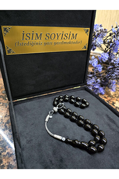 zikir tesbih premıum ATEŞ KEHRİBAR TESBİH KAZAZİYE GÜMÜŞ PÜSKÜL , Kişiye Özel...