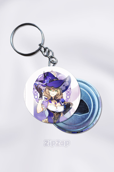 ZipZap Στολίδι Τσάντας Lisa Genshin Impact με Μπρελόκ (1 ΤΕΜ)