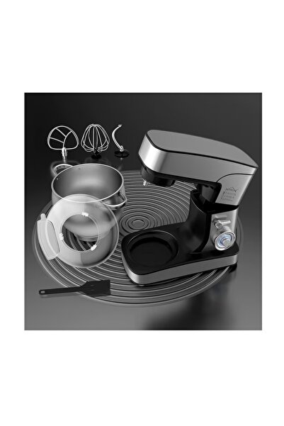 Generic Stand Mixer 6-Speed Electric Kitchen Mixer 18L Stainless Steel Bowl with Beater, Dough Hook & Whisk